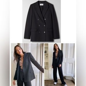 Aritzia Babaton Samuel Blazer Black Sz00